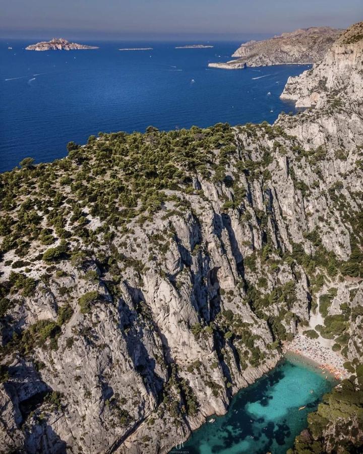 Mon Petit Paradis, Cassis Centre Apt 90 M2, 200 M Mer, Terr Plein Sud, Clim Park Prive Kültér fotó