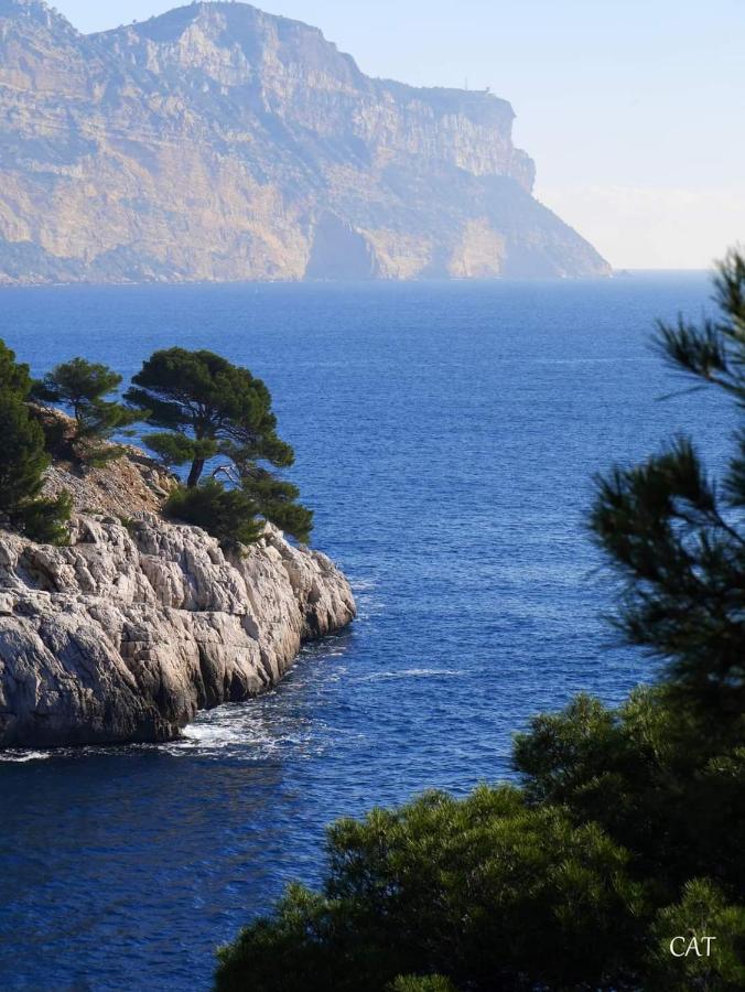 Mon Petit Paradis, Cassis Centre Apt 90 M2, 200 M Mer, Terr Plein Sud, Clim Park Prive Kültér fotó
