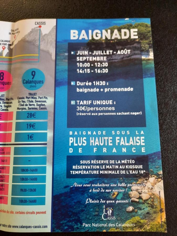 Mon Petit Paradis, Cassis Centre Apt 90 M2, 200 M Mer, Terr Plein Sud, Clim Park Prive Kültér fotó